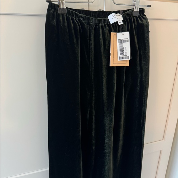 La Ligne Sabine Velvet Wide-Leg Pants - Picture 8 of 9